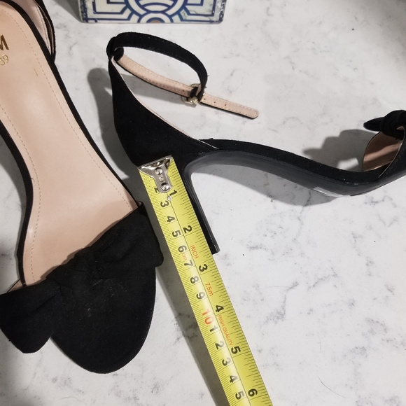 👡H&M BLACK HEELED  SANDLAS - Picture 6 of 6
